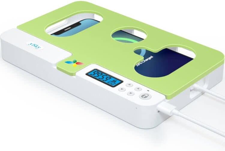 ySky Portable Phone Lock Box with Timer for iPhone and Android Phones, Self-Control Timed Phone Jail Locker to Help Kids,Students, Adults Focus Back, Unplug from Phones Boost Your Mental Wellness