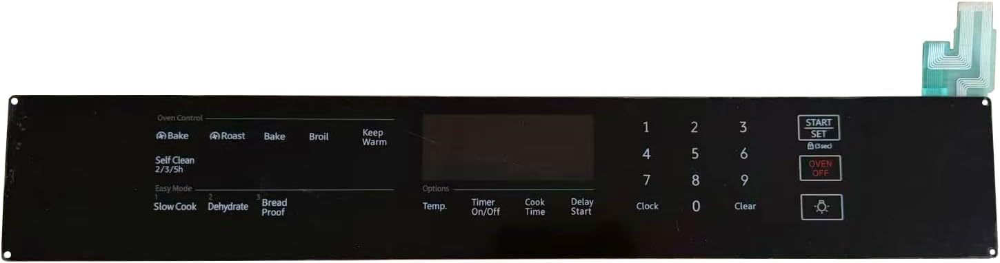 DG34-00045B Range Touchpad Control Panel Switch Membrane Compatible with Gas Ranges Ovens for AP6287053 Model Number NX58M6630SS/AA-00 ﻿