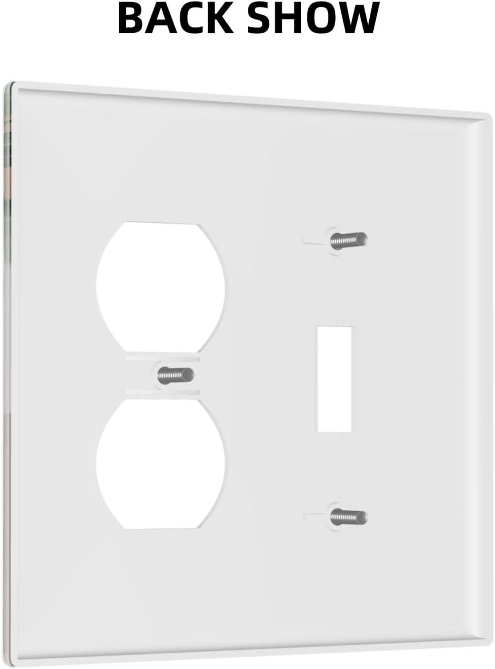 Decorative Outlet Covers Boho Mid Century Abstract Arch Green Leaves 2 Gang Wall Plate Single Toggle Duplex Light Switch Cover Switch Plate Covers for Bedroom Home Decor