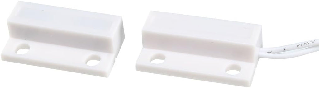 uxcell 30pcs MC-38 Surface Mount Wired NC Door Sensor Alarm Magnetic Reed Switch White