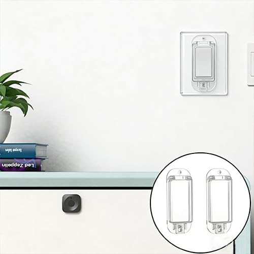 3 Pcs Clear Light Switch Guard Cover - Keeps Toggle/Rocker Switches from Accidentally Turned On or Off