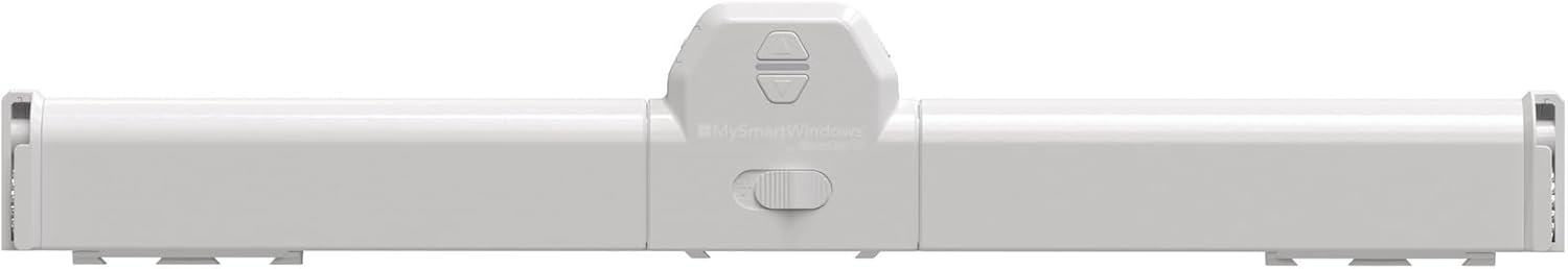 MySmartWindows Retrofit Kit by QuietCool - Smart Motorized Window Opener - App-Controlled, Solar-Powered, Whisper Quiet - Fits 2-3 ft Windows