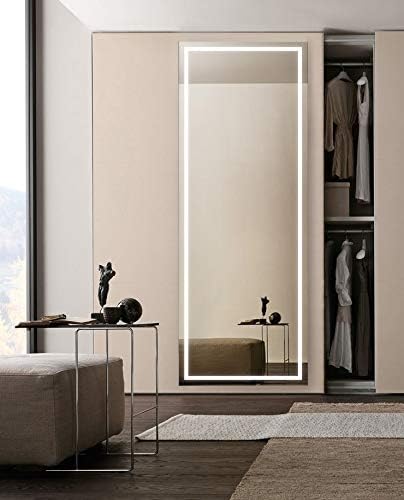 Krugg | Large 96 Inch X 36 Inch LED Bathroom Mirror | Lighted Vanity Mirror Includes Defogger | Wall Mount Vertical or Horizontal Installation |