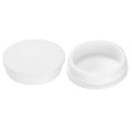 uxcell 2Pcs Silicone Hole Plug, Waterproof Round Rubber Stoppers Bottle Seal Plugs Tube Pipe End Caps for 51mm/2.01" Hole for Bathtub Bottle, White