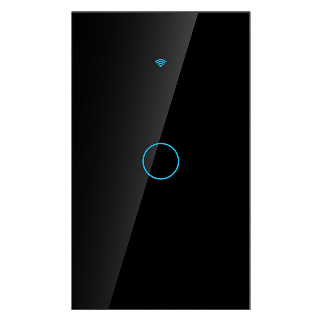 1-Way Smart Switch Wall Light Control Touch (US Black)