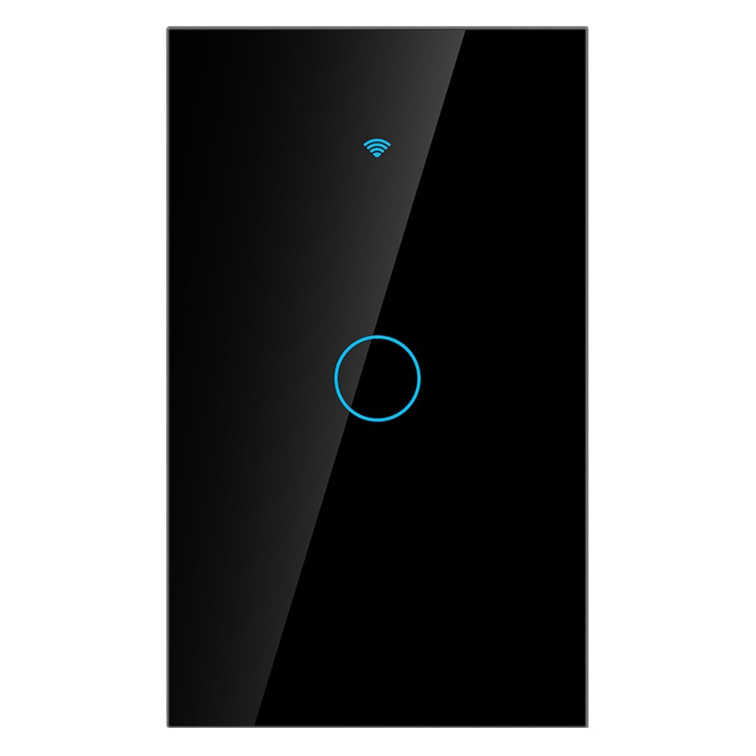1-Way Smart Switch Wall Light Control Touch (US Black)
