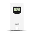 Uzoli Weather Station Sensor, Wireless Remote Sensor, Temperature Humidity Transmitter, Indoor Outdoor Thermometer Sensor, Indoor Outdoor Wireless Remote Sensor