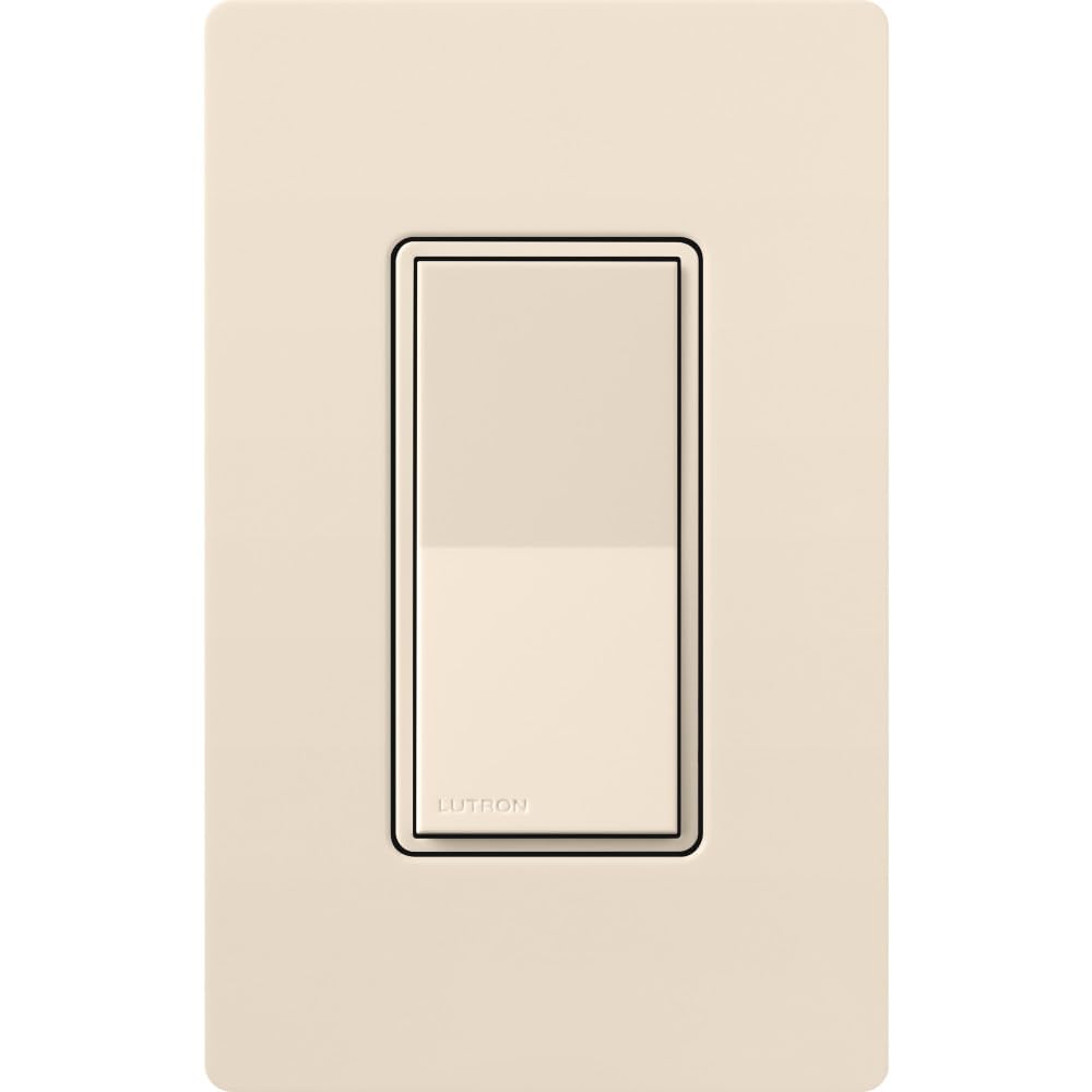 Lutron Sunnata On/Off Accessory Switch, only for use with Sunnata LED+ Dimmers, ST-AS-LA, Light Almond