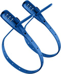 Adjustable Babyproof Lock, Easy Install on Cabinets, French Fridges, French Door, Baby Carriages, Kids Bikes, Helmet, Gates, Suit for Child & Adults, Versatile Safety Solution (2 Pack Blue)