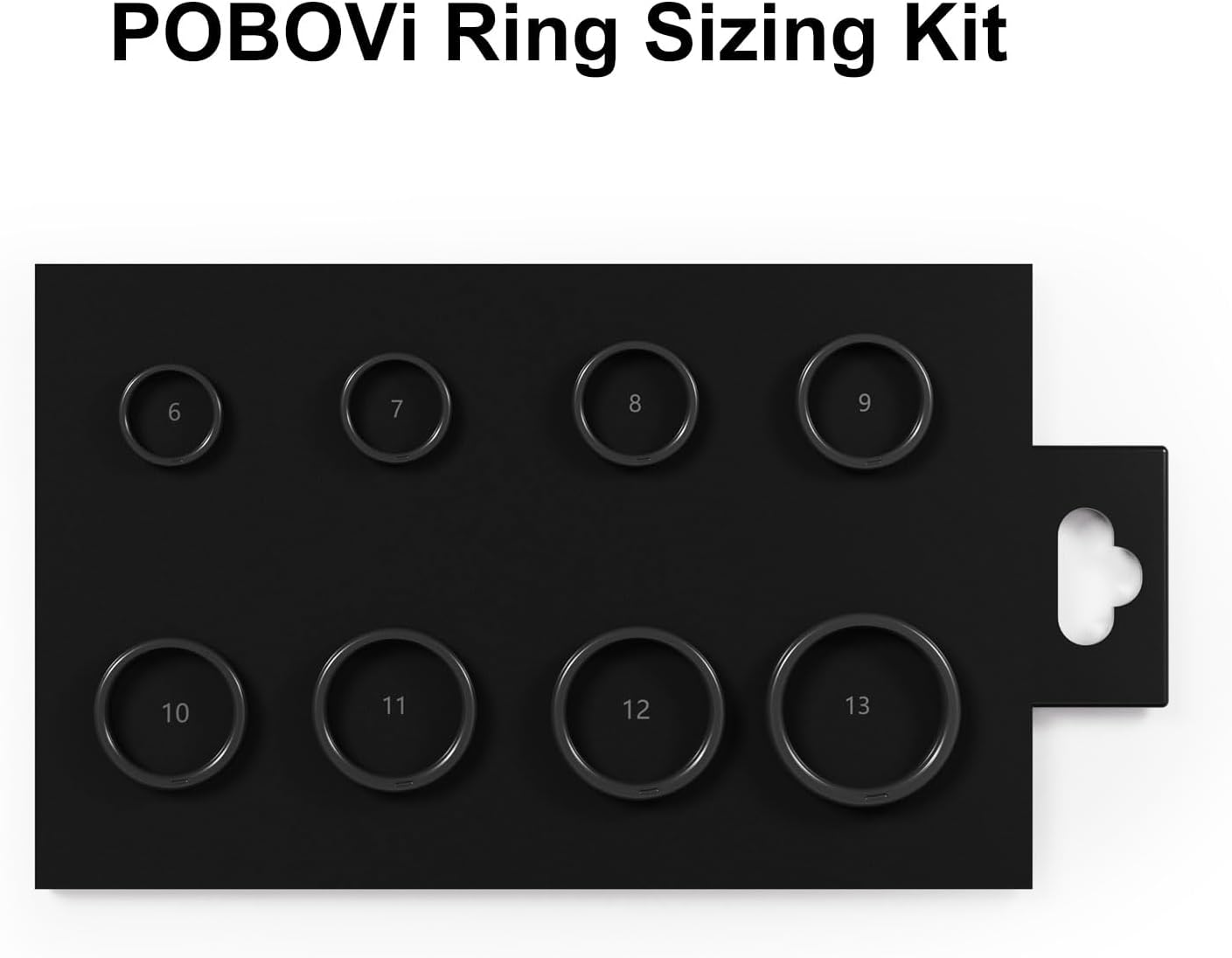 Ring Sizing Kit - Measurement of Finger Size - Size Before You Buy - Only Smart Ring - 8 Samples - Non-Standard Sizes