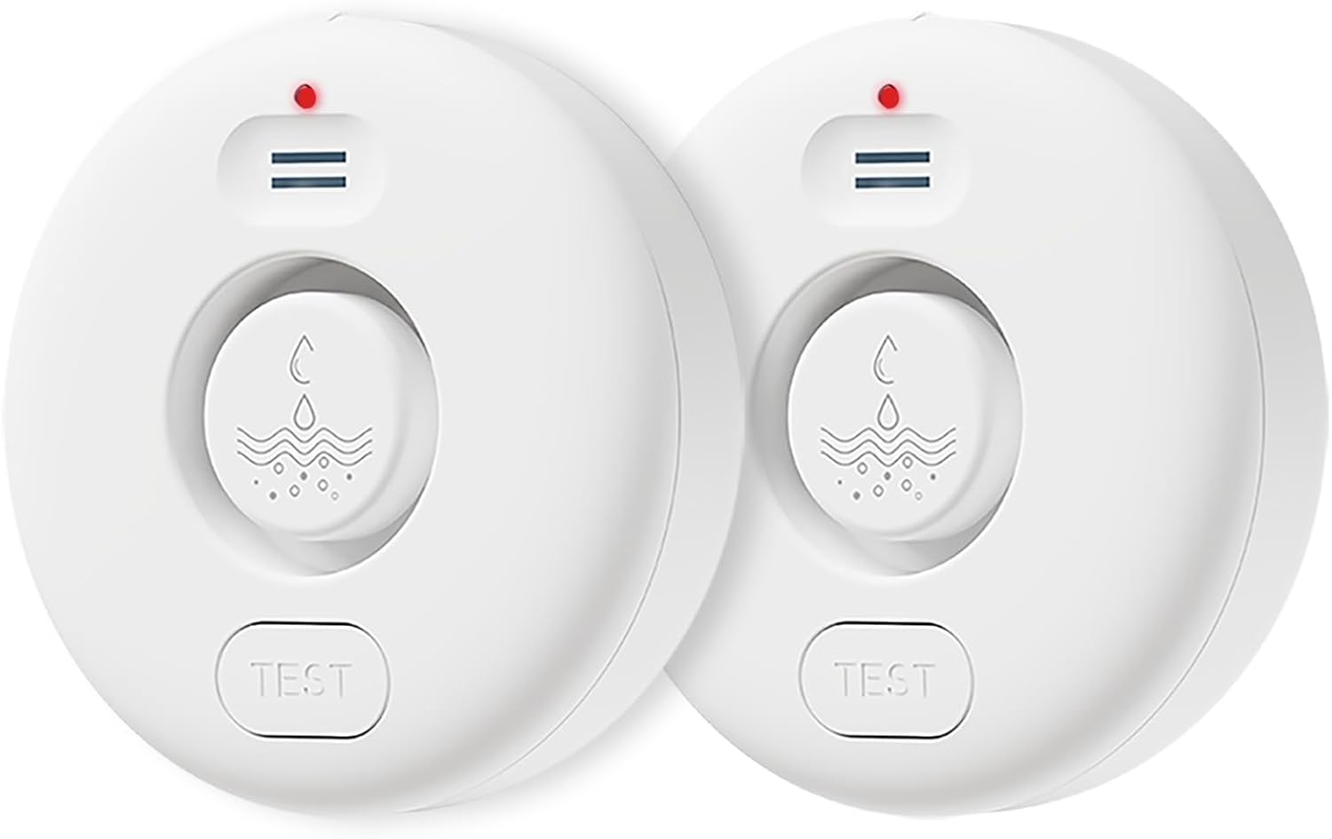 Water Leak Detectors for Home, 2Pcs WD71, 120dB Adjustable Water Leak Alarm for WiFi Gateway/Hub(Gateway Not Included), Wireless Water Sensor Alarms for Kitchen, Bathroom, Laundry and Basement