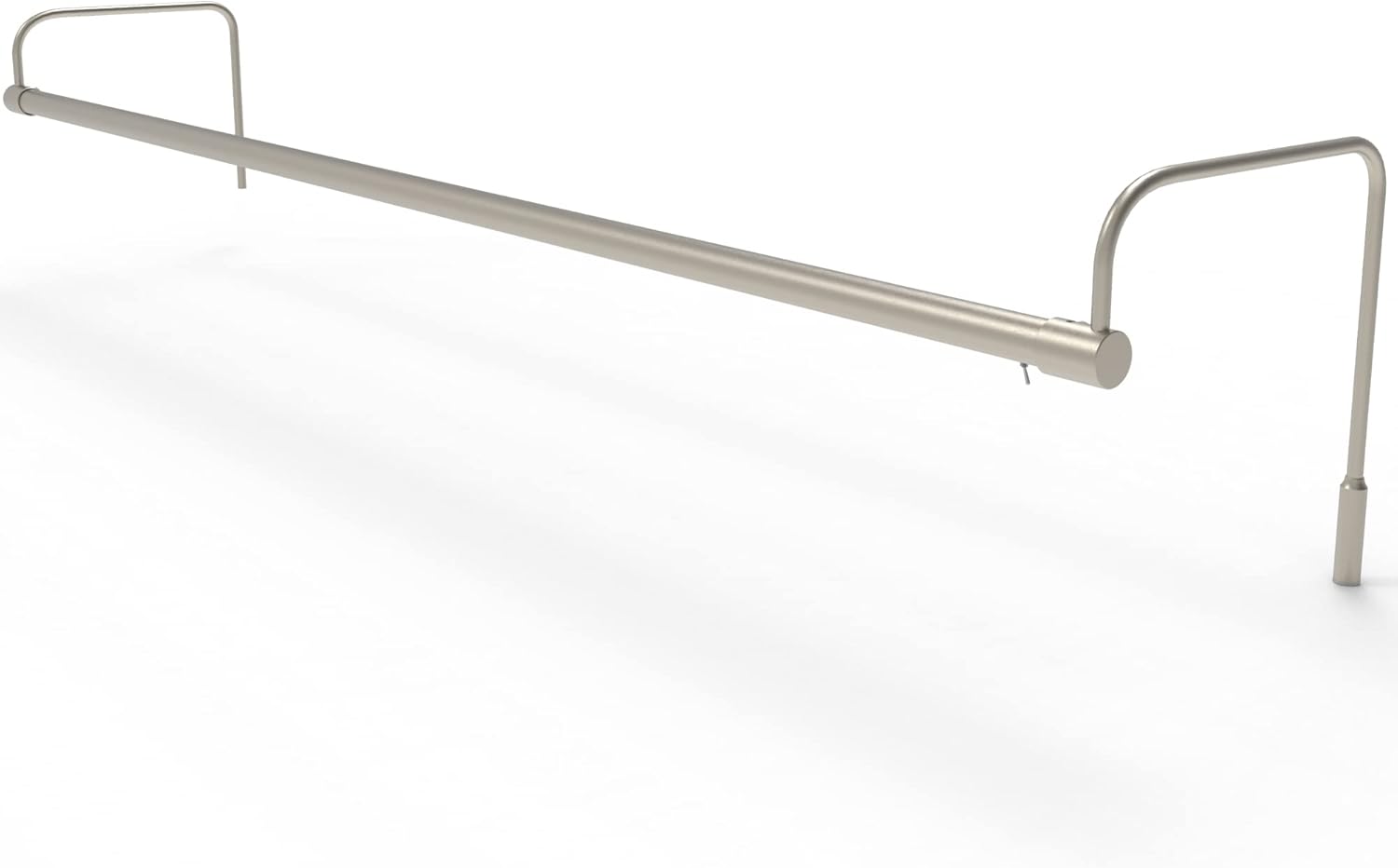 Cocoweb 43 Inch Tru-Slim Satin Nickel Picture Light - LED, 2700K, Adjustable Arm, Plug-in, Toggle Switch, Sleek and Compact Design