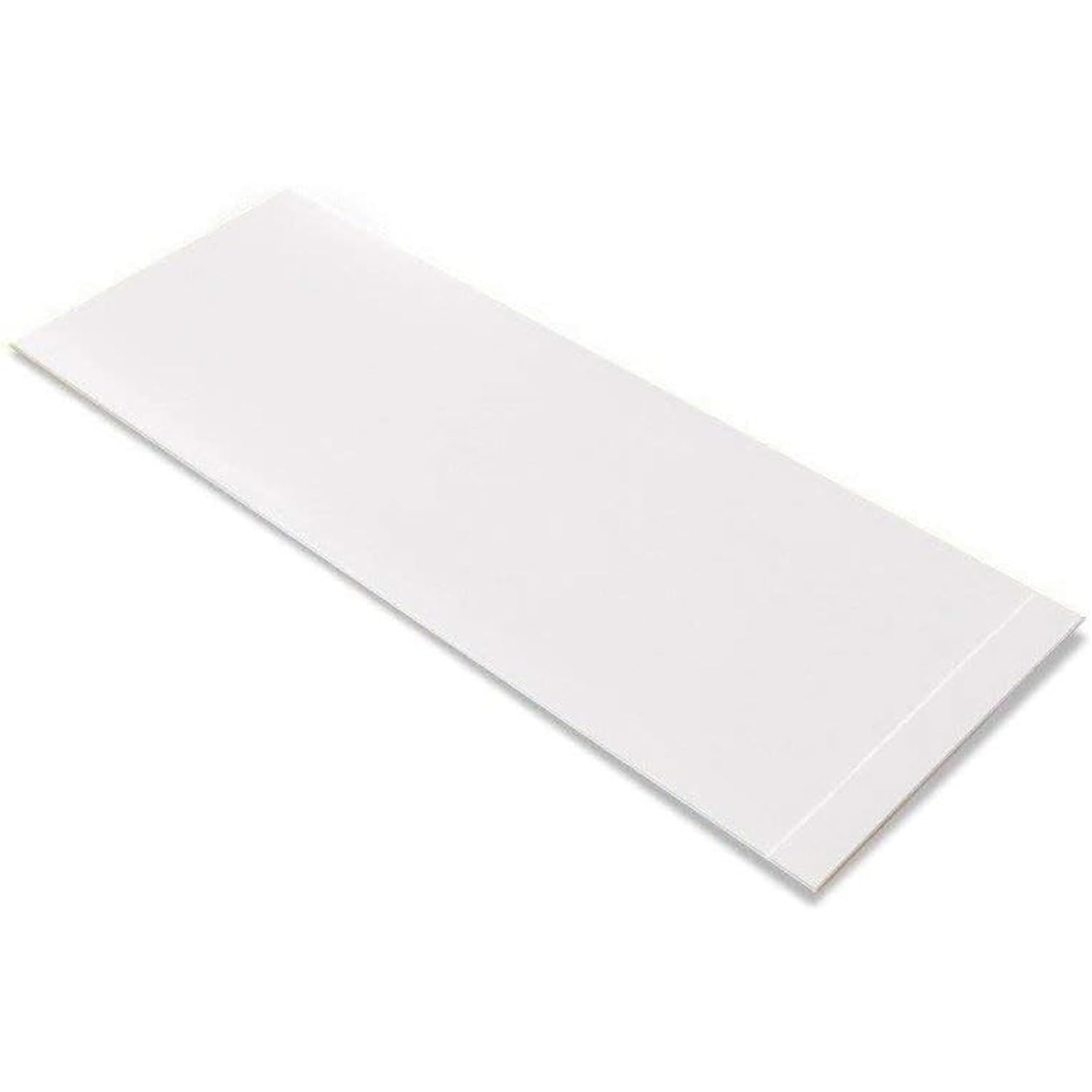 Mighty Line Floor Marking Tape Strips for Safety, Caution, Warning, Heavy-Duty, Peel and Stick, Adhesive, Industrial Quality, White, 2" by 10"