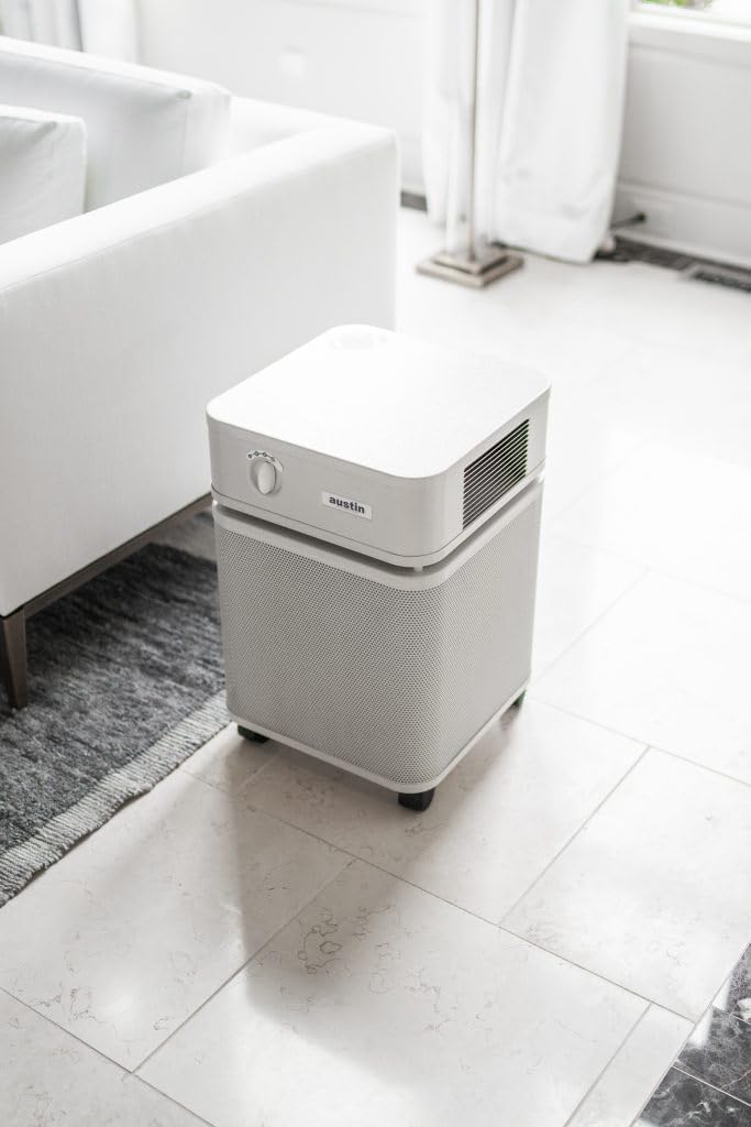 Austin Air HealthMate Standard Air Purifier, White - Advanced 4- Stage Filtration Air Purifiers For Home with Activated Carbon & Zeolite - Ideal as Air Purifiers for Bedroom, Model B400