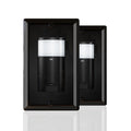 ECOELER Single Pole Occupancy Motion Sensor Switch, PIR Infrared Motion Activated Switch with Sensitivity & Delay Adjustable, Neutral Wire Required, for Kitchen, Garage, Stairwell, Black, 2 Pack