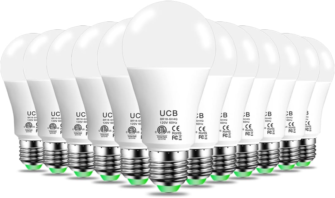 UCB Alexa Light Bulb 1300LM, 12W Smart Light Bulbs Warm White to Daylight Tunable, A19 E26 Bluetooth LED Bulbs for Bedroom Kitchen Living Room Office（12 Pack）