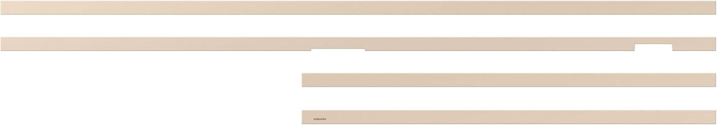 Samsung 85” The Frame Customizable Bezel (2025 Model), Magnetic, Quick and Easy Installation, VG-SCFF85SGMZA, Sand Gold Metal