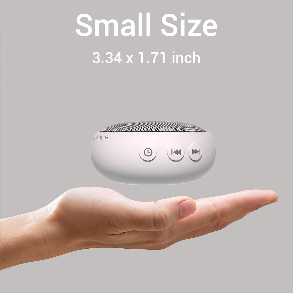SoundMe Sound Machine with 30 Soothing Natural Sounds 36 Volume Portable Travel White Noise Machine for Sleeping Brown Noise Machine for Baby Kids Adults Noise Canceling Machine for Office Privacy