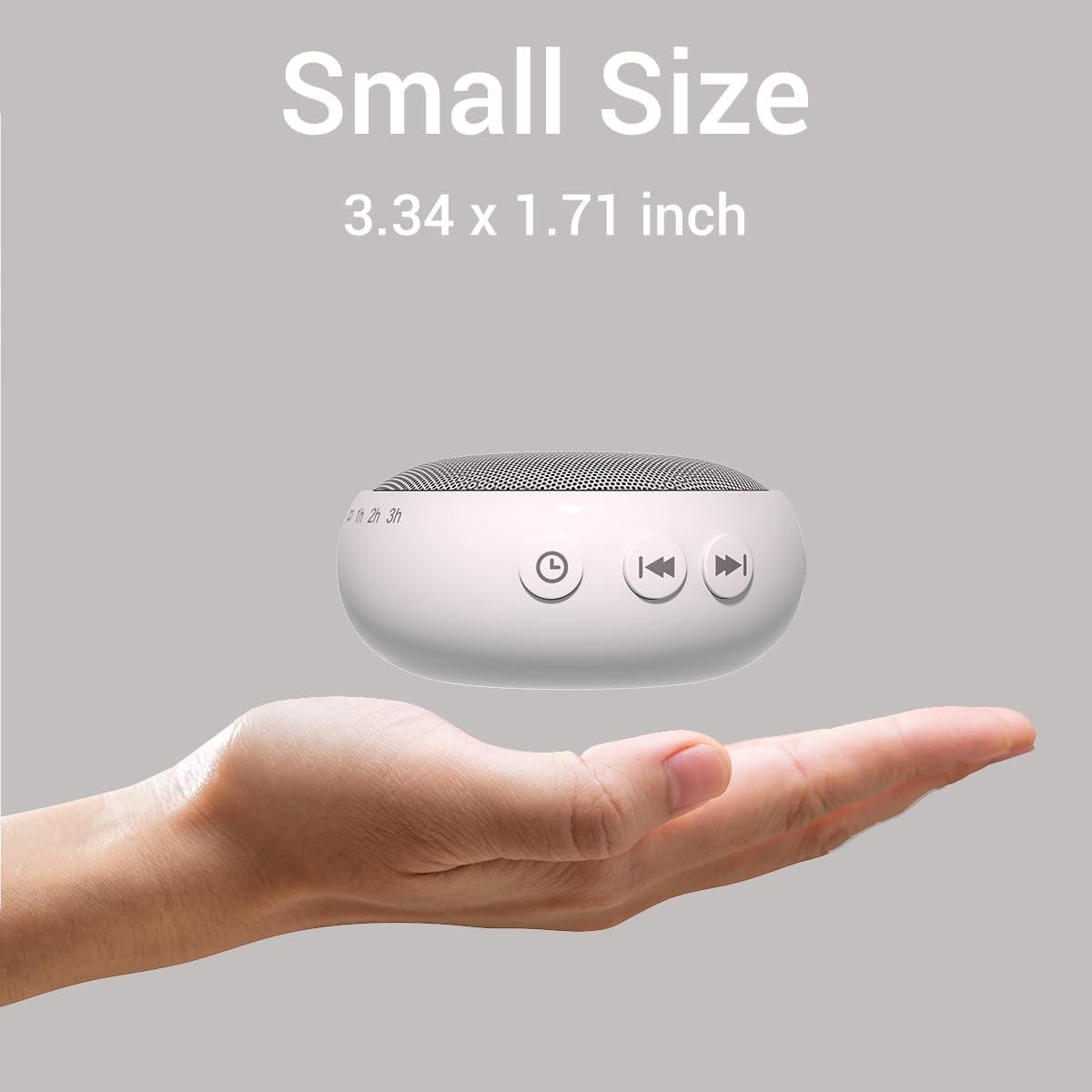 SoundMe Sound Machine with 30 Soothing Natural Sounds 36 Volume Portable Travel White Noise Machine for Sleeping Brown Noise Machine for Baby Kids Adults Noise Canceling Machine for Office Privacy