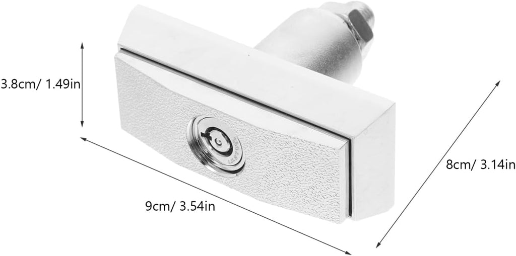 1set Zinc Alloy T-Type Water Vending Machine Lock with Key Lock for Arcade Snack Car Wash Machines Easy Installation Enhanced Security for Unmanned Equipment
