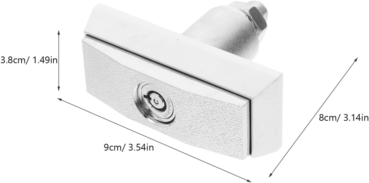 1set Zinc Alloy T-Type Water Vending Machine Lock with Key Lock for Arcade Snack Car Wash Machines Easy Installation Enhanced Security for Unmanned Equipment