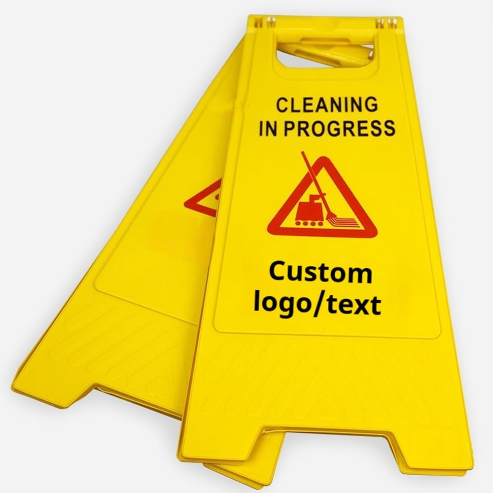 30 Pack Custom No Parking Sign - Personalized Portable Folding Board with Reflective, Writable Surface for Commercial Use (White)