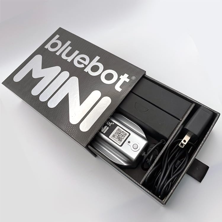 Bluebot Mini WiFi Water Meter, Bundle 1, Indoor/Outdoor, Clamp-on, Fits 3/4”-1” Pipes, Alerts, Live Usage & Leak Monitoring, Ultra-Compact Design