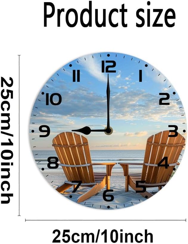 10 in Flower -126 Wood Wall Clock – Digital Time Display, Smart Home Compatible for Bedside or Workspace