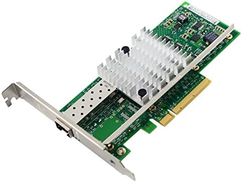 with Intel Chipset 82599 X520-DA1 E10G41BTDA 10G PCI-E X8 Fiber Server Adapter NIC Single Port SFP+