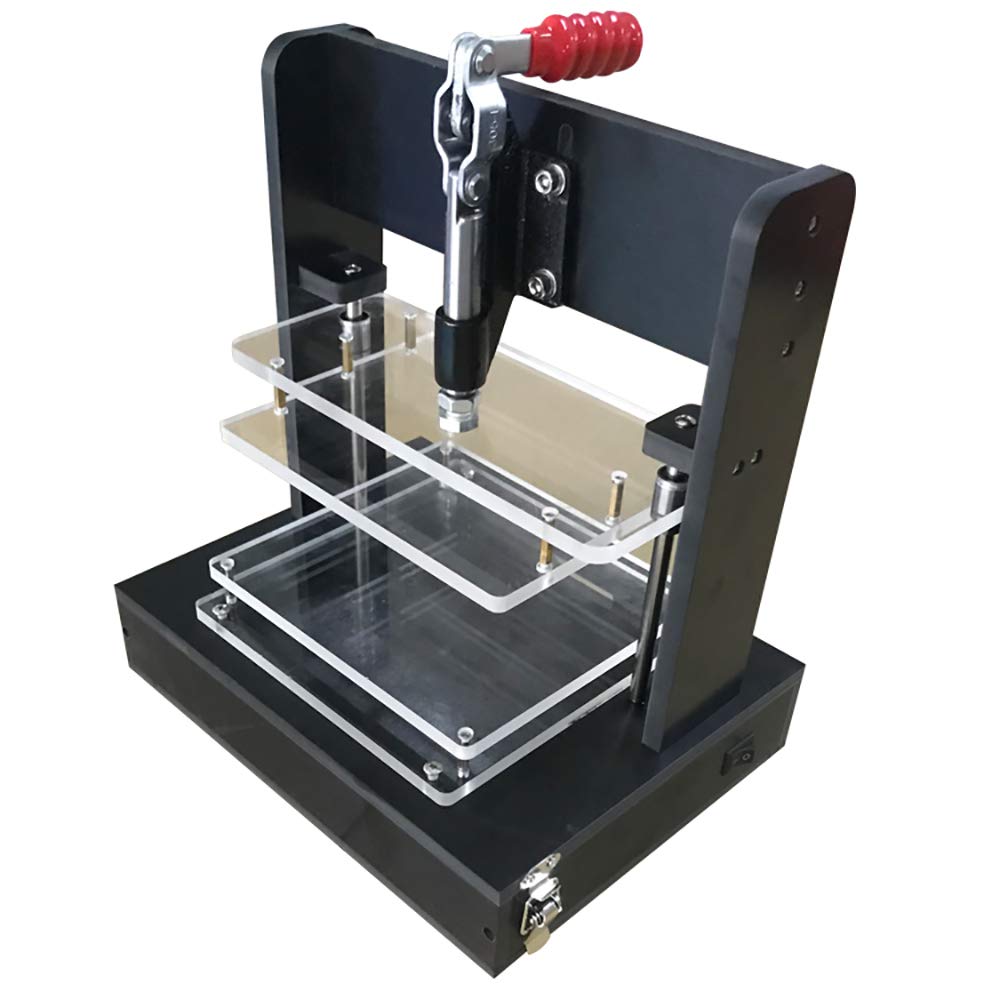 Universal PCB Test Stand, PCBA Test Rack Embryo Frame DIY Circuit Board Fixture Testing Jig 180x160MM with 4 Acrylic Board