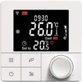 Smart Thermostat With Voice Control Support For Alexa And Google Assistant, Weekly Programmable Schedule, And Energy Saving Mode For Efficient Home Temperature Control
