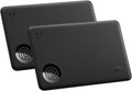 Tile by Life360 Slim - Wallet Finder, Bluetooth Tracker and Item Locator for Luggage Tags, Passports and More. Both iOS and Android Compatible. Phone Finder. 2-Pack (Black)