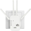 WiFi Range Extender Up to 12000 Sq.Ft Coverage, Dual Band 1200Mbps with 4 High-Gain Antennas, 3-in-1 Mode with Ethernet Port, Easy Setup