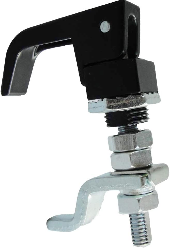 4PCS Lift and Turn Latches and Compression Latch, Adjustable Grip Handle Rotation 360 Black