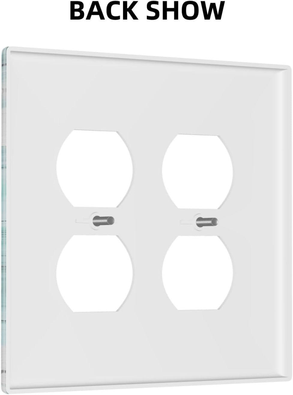 Teal Butterfly Daisy Rustic Wooden Signs Outlet Covers 2 Gang Double Duplex Decorative Light Switch Covers Electrical Wallplates Socket Faceplate For Farmhouse Cabin Decor