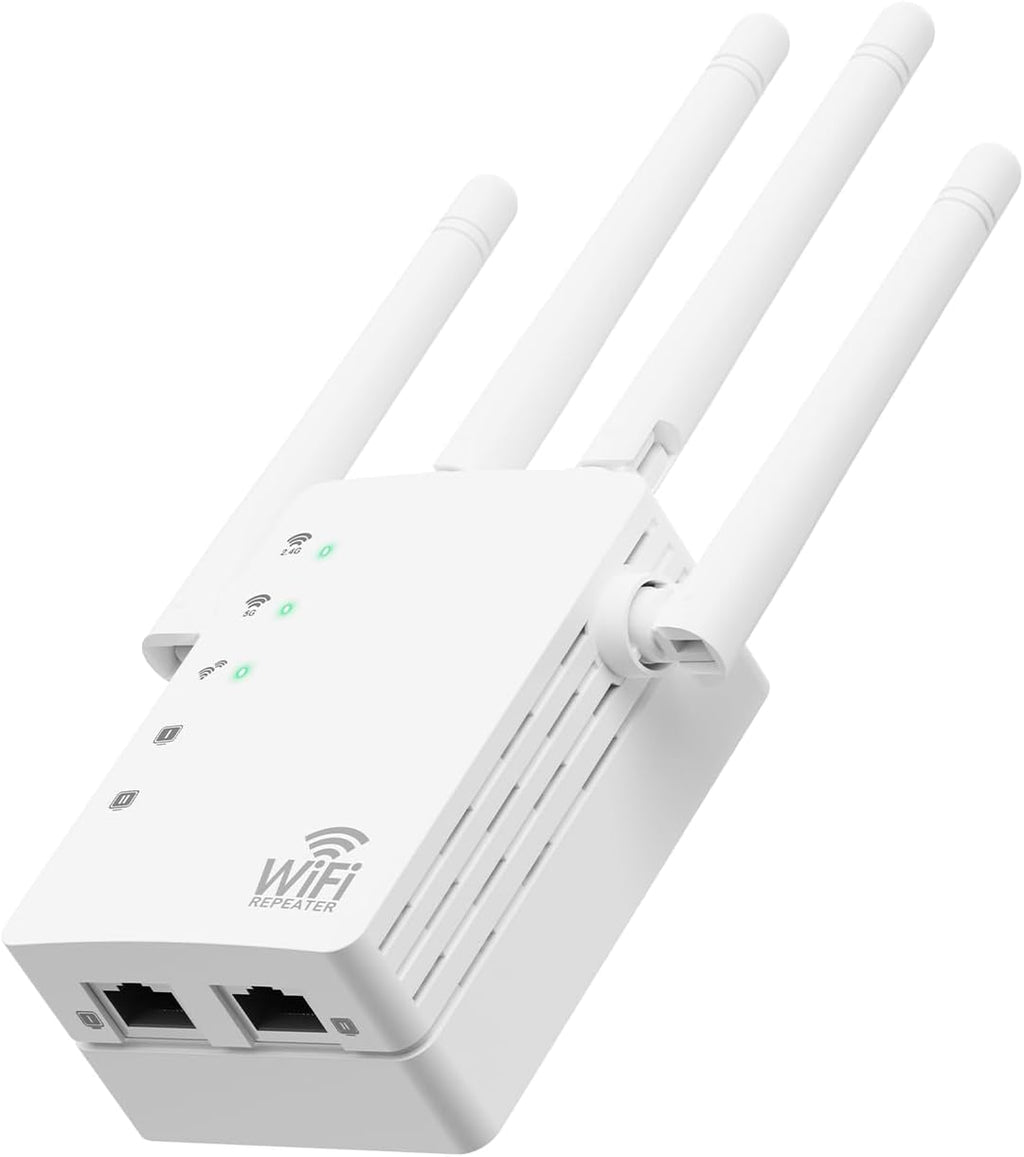 2026 WiFi Extender Signal Booster for Home, 10X Faster New Wireless Long Range Amplifier, Covers up to 13888 sq.ft, WiFi Repeater with Ethernet Port & EasyMesh, Easy Setup