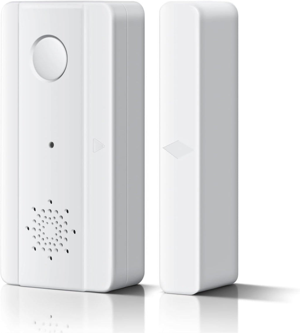 Freezer Door Alarm with Adjustable Voice Reminders (60s/30s/10s/0s Delay) for Open Freezer or Refrigerator Doors