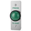 Push to Exit Button for Door Access Control Big Press Button IP68 Waterproof 304 Stainless Steel Shell with Back Mounted Box NO/COM Output