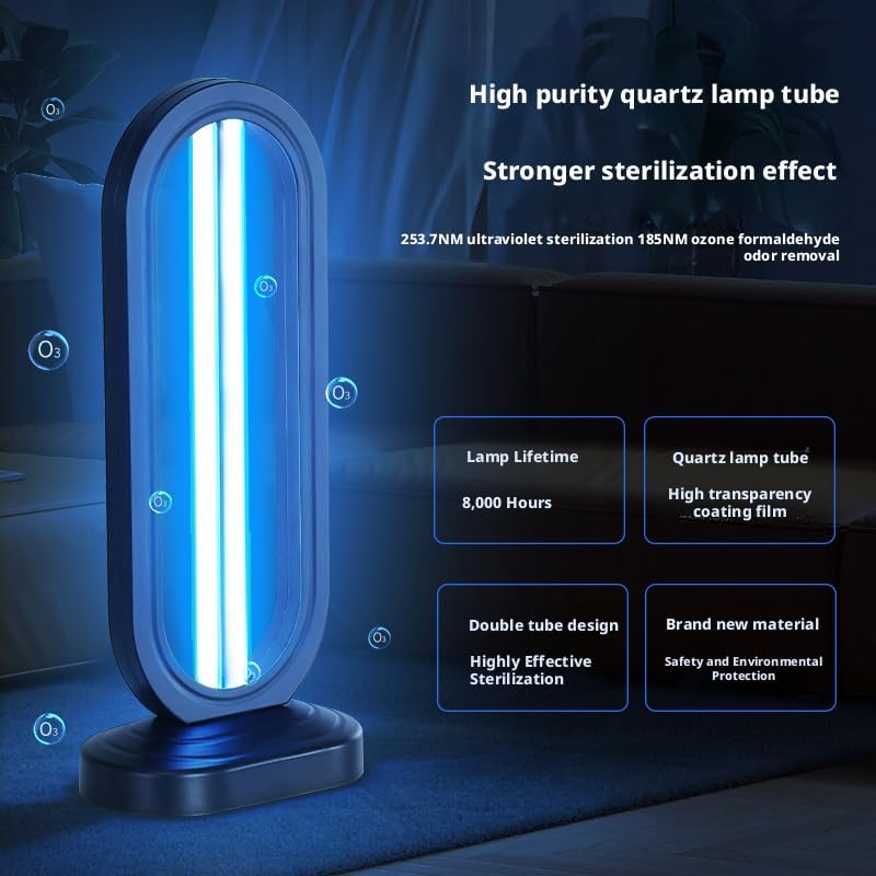 UV Light Sanitizer with Ozone,Ultraviolet Light Sanitizer for Room,Home Disinfection Device,15/30/60 Minutes Timer