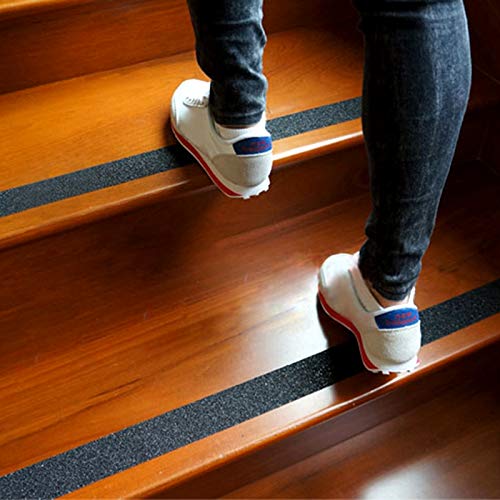 Best Anti-Slip Grip Tape, 1" x 30 FT, Black Color, 80 Grit, Industrial Grade, Indoor, Outdoor (1-Inch x 30 Feet Roll)