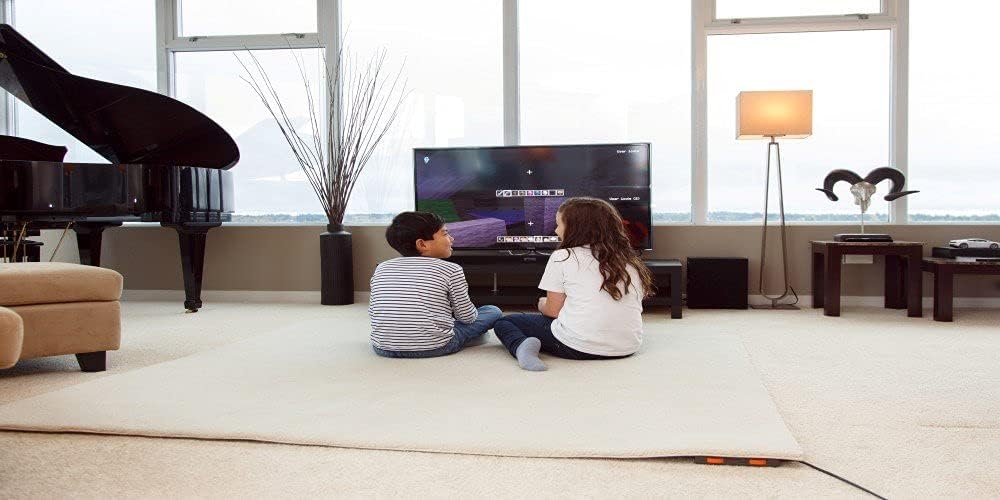 Hot Carpet Woo Warmer Under Rug Radiant Floor Heater Electric Mat Electric Carpet Electric Heated Area Rug Great for Yoga (500 watt 70" x 70 inches) Made in Seattle Since 2012 A Unique Holiday Gift