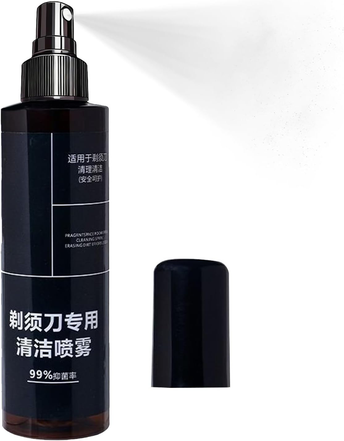 Electric Razor Cleaner- 200ml Shaver Cleaning Solution, Convenient Electric Shaver Blade Cleaner Spray | Portable Professional Cleaning Liquid Solution For Barbershop Home Men Hygiene Maintenance