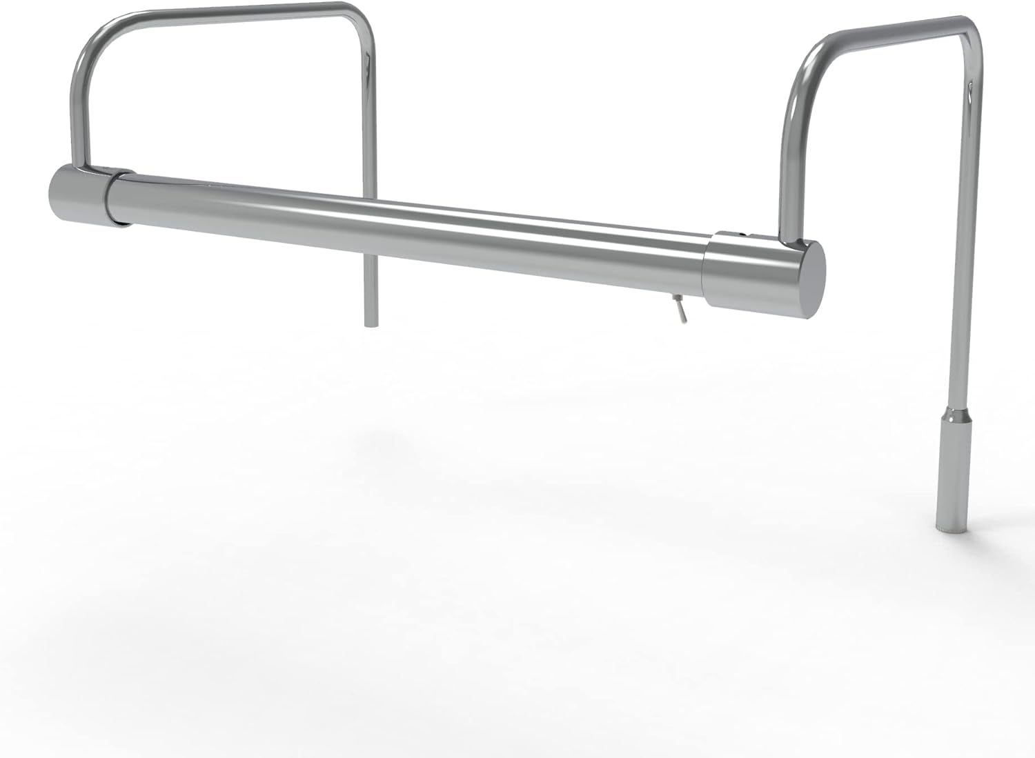 Cocoweb 12 Inch Tru-Slim Chrome Picture Light - LED, 2700K, Adjustable Arm, Plug-in, Toggle Switch, Sleek and Compact Design