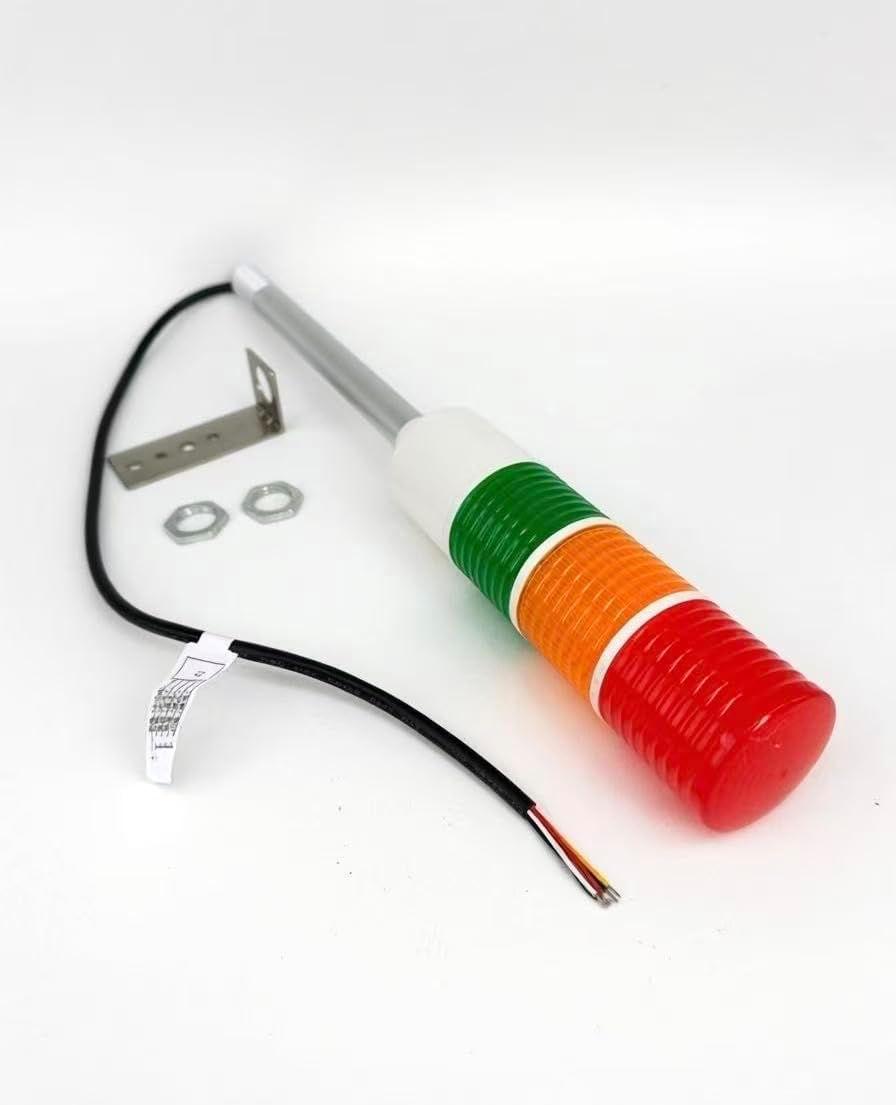 12V DC LED Warning Lights Multi-Layer Industrial Signal Light Alarm Lights Machine Equipment Indicator Lamp (3-Layer)
