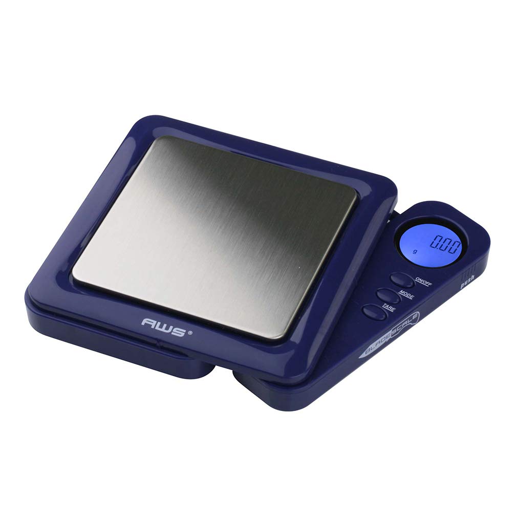 American Weigh Scales Blade Series 650g x 0.1g Digital Pocket Scale 0.1g Accuracy | Precision Mini Scale, Small Digital Gram Scale for Kitchen, Gold, Gems & Coin Scale, Smart Digital & Compact Scale