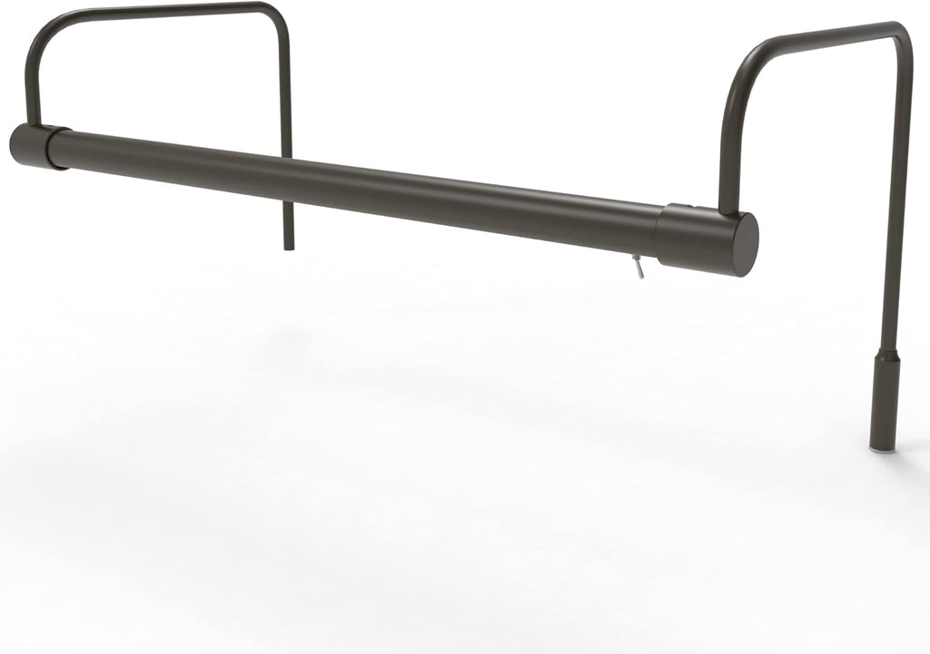 Cocoweb 16 Inch Tru-Slim Mahogany Bronze Picture Light - LED, 2700K, Adjustable Arm, Plug-in, Toggle Switch, Sleek and Compact Design