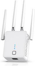 WiFi Extender, 2024 Fastest WiFi Booster 1200Mbps Dual Band (5GHz/2.4GHz) WiFi Extenders Signal Booster for Home, WiFi Repeater with Ethernet Port Covers up to 10000sq. ft and 55 Devices