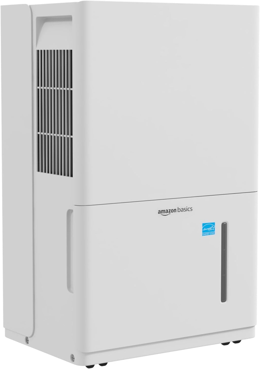 Amazon Basics Large Dehumidifier for Rooms, Energy Star Certified, Effectively Reduces Humidity, Timer, Auto-Defrost, Overflow Protection, up to 2500 SFT, 35 Pint, White