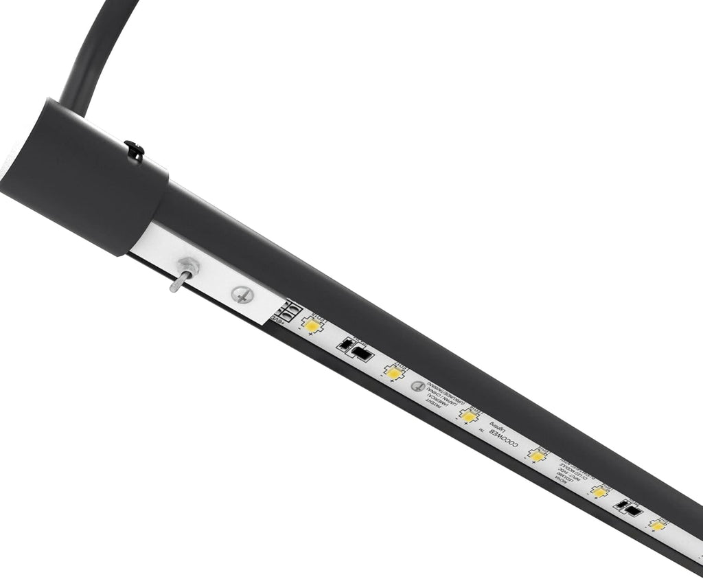 Cocoweb 21 Inch Tru-Slim Oil Rubbed Bronze Picture Light - LED, 2700K, Adjustable Arm, Plug-in, Toggle Switch, Sleek and Compact Design