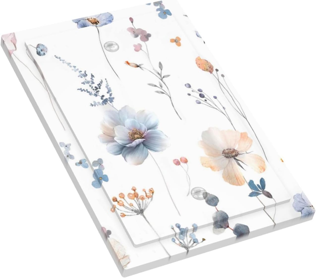 Wildflowers Plant Leaves Floral Berry Light Switch Cover Plate 1 Gang No Device Blank Electrical Wall Plates Faceplate Decorative Switch Plate for Bed Room Living Room Decor